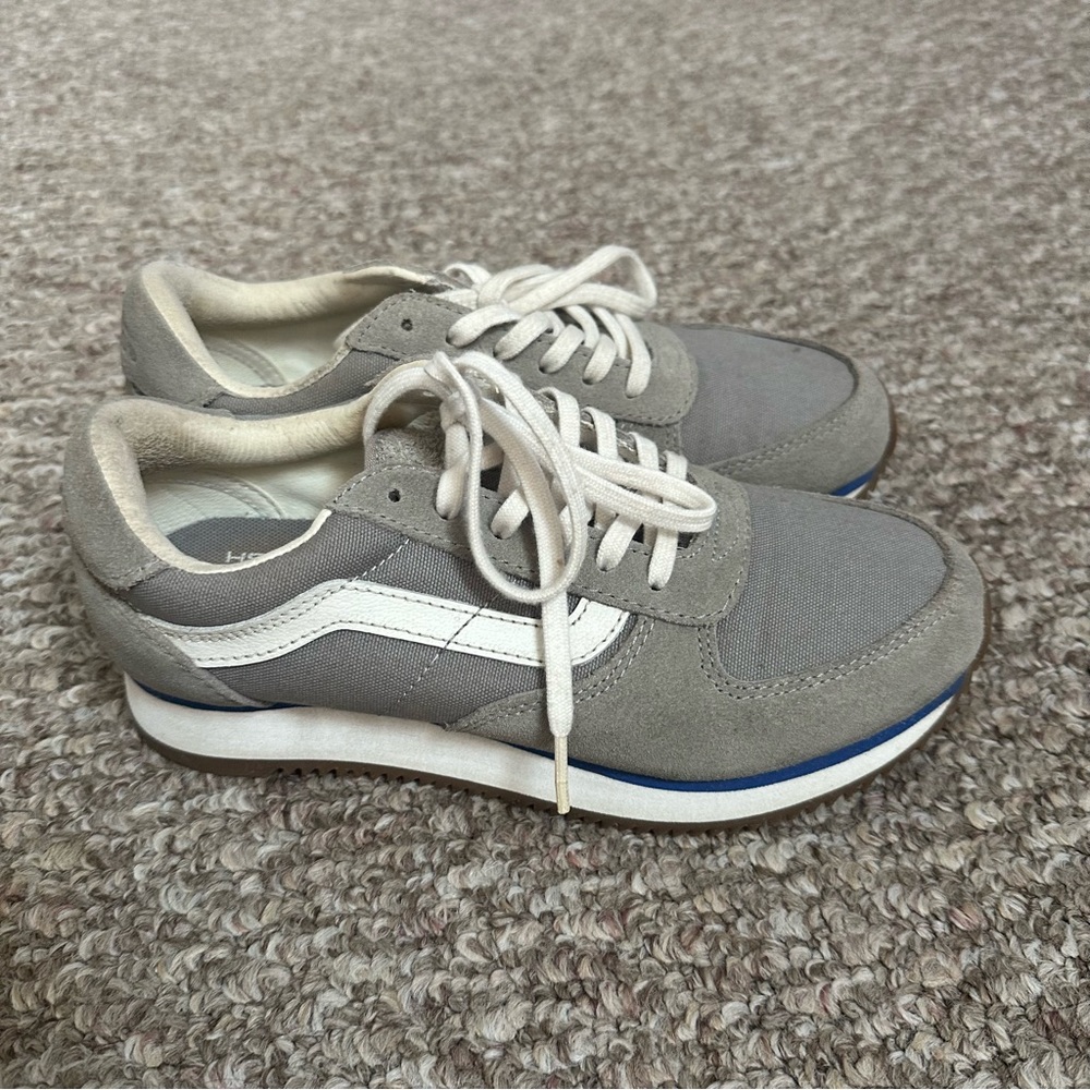 Vans Gray and White Women’s Sneakers